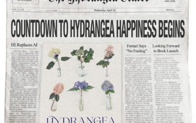 Hydrangea Happiness Makes the Front Page!
