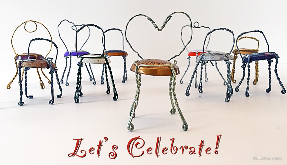 How To Make Champagne Wire Chairs