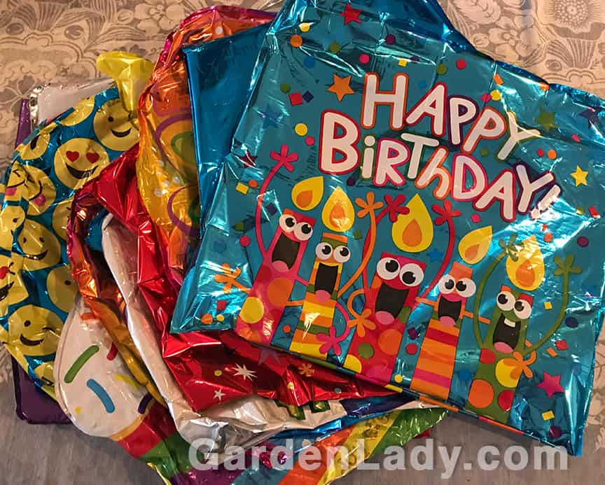 Recycle Wilted Mylar Balloons