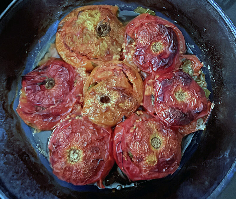 Garden Tomatoes With Rice